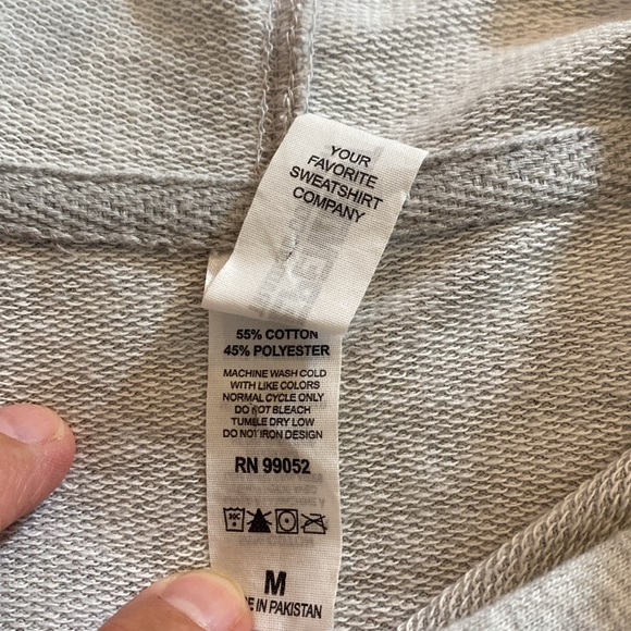 Birds Surf Shed San Diego CA long sleeve size Medium gray hoodie. {240} - Picture 11 of 12